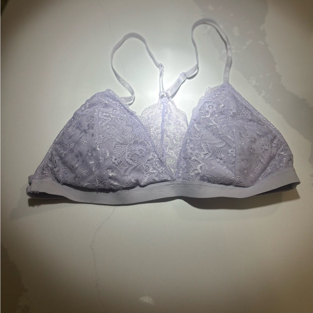 Lilac Lace Bralette Size L